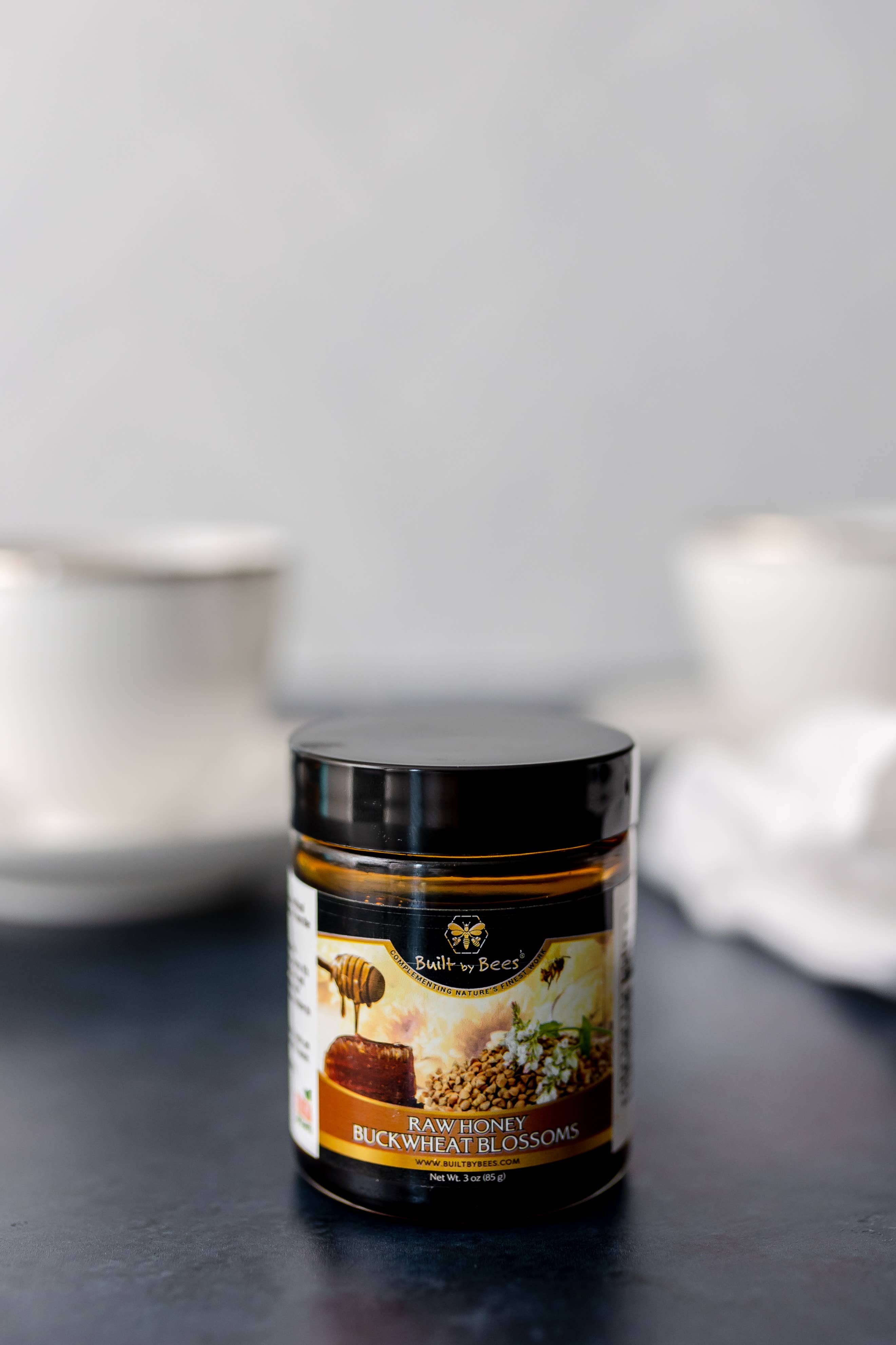 Built by Bees - Wholesale Honey - Raw Buckwheat Blossoms Honey 3 oz0