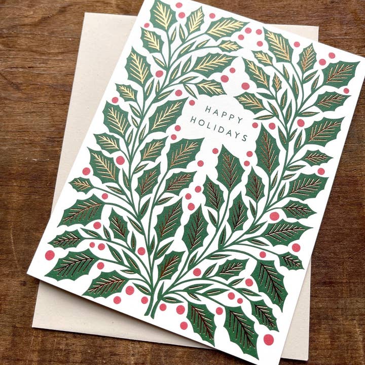 Katharine Watson - Wholesale Everyday Greeting Card - "Happy Holidays," Holiday Card6