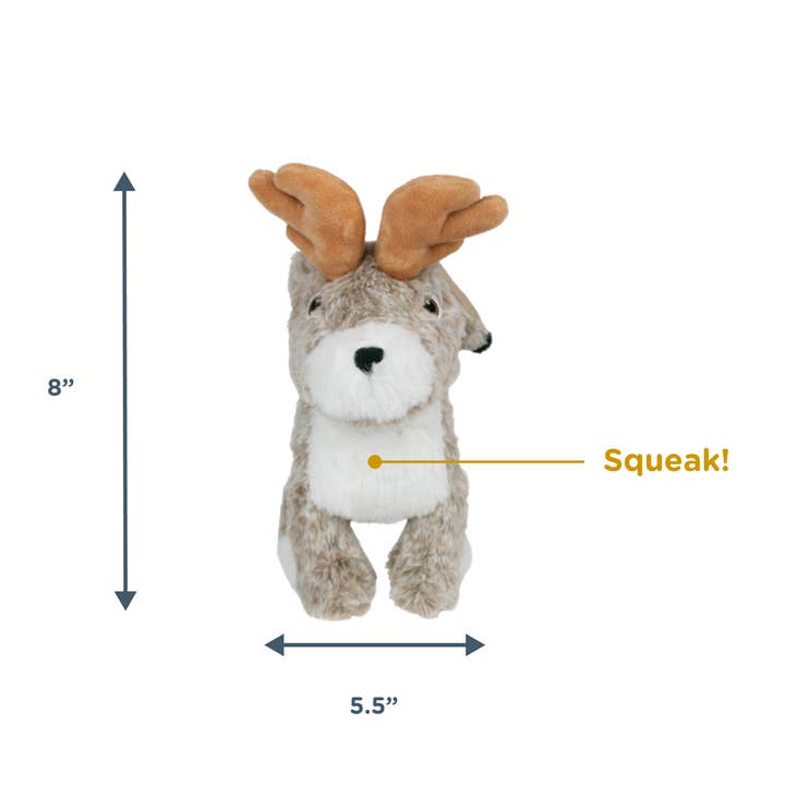 Tall Tails - Wholesale Pet Plush Toy - Dog - Animated Jackalope Dog Toy3