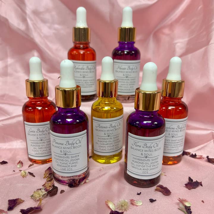 Balance Mind, Body, & Soul Inc. – wholesale Bad- och kroppsolja – Goddess Kroppsoljor