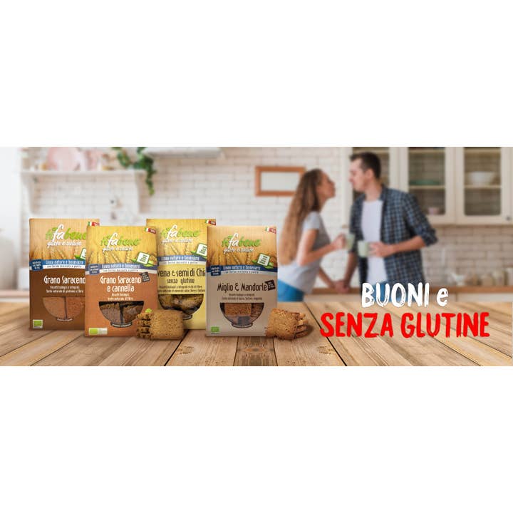 Le deliziose pasticceria sas Ti fa bene bio - Wholesale Cookie - Biscotti Digestive integrali biologici al grano saraceno e cannella