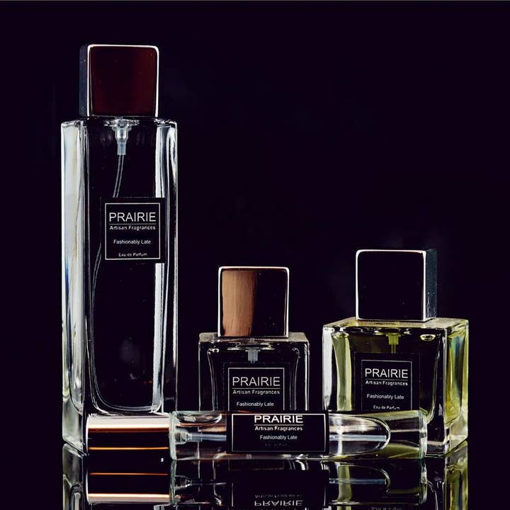 Fashionably Late Eau de Parfum for wholesale by Prairie Artisan Fragrances