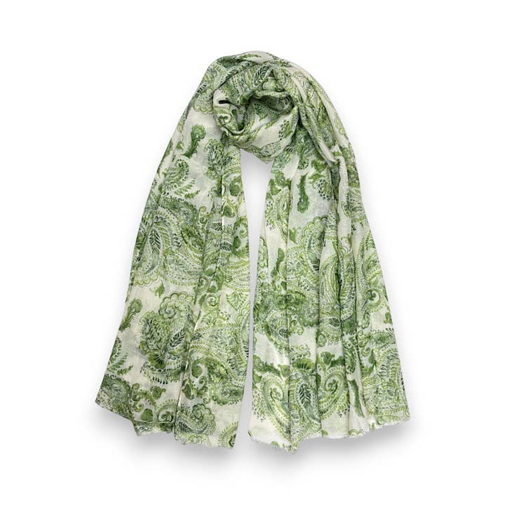 Lili Scarves (US Duty Free) – wholesale Scarf – Women's – Paisley Print Scarf17