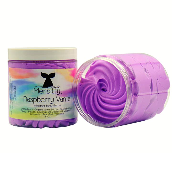 Raspberry Vanilla Whipped Body Butter for wholesale by It's All Soap
