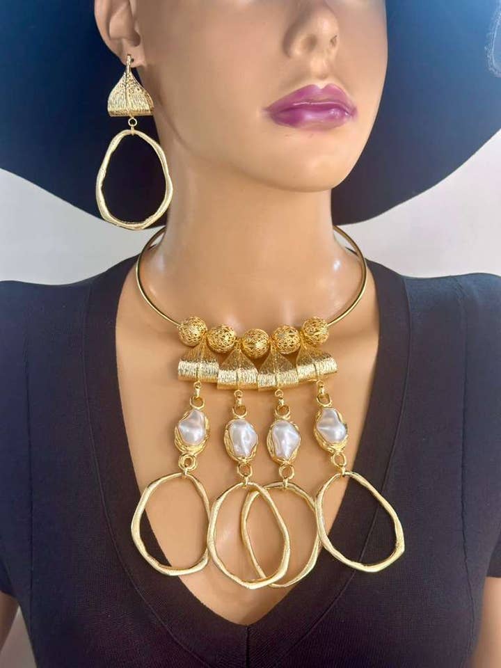 Set mit barocken Glasperlen für den Großhandel von BUBU BY TEKIN SHOP