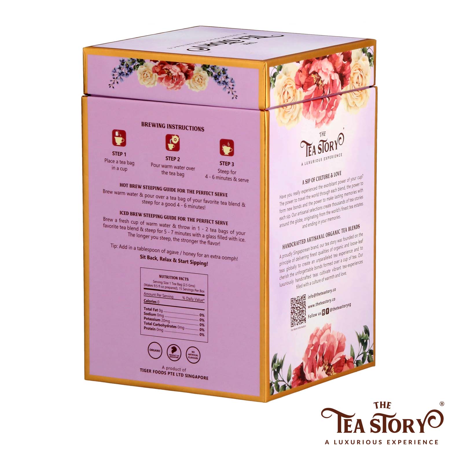 The Tea Story - Wholesale Tea Bags - Exotic Blends Assorted Tea Box2