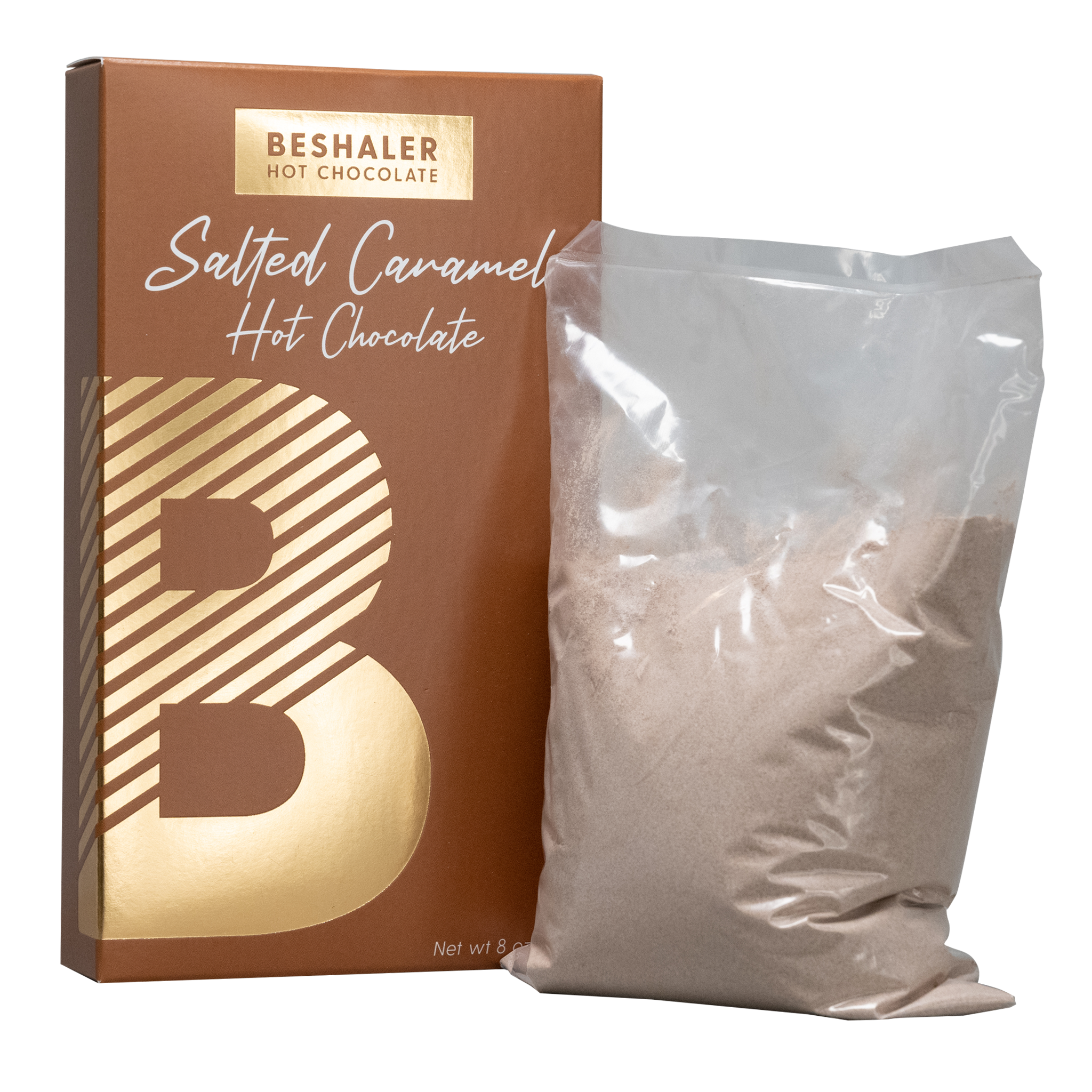 Beshaler Hot Chocolate - Wholesale Hot cocoa mix/kit - Salted Caramel Hot Chocolate3