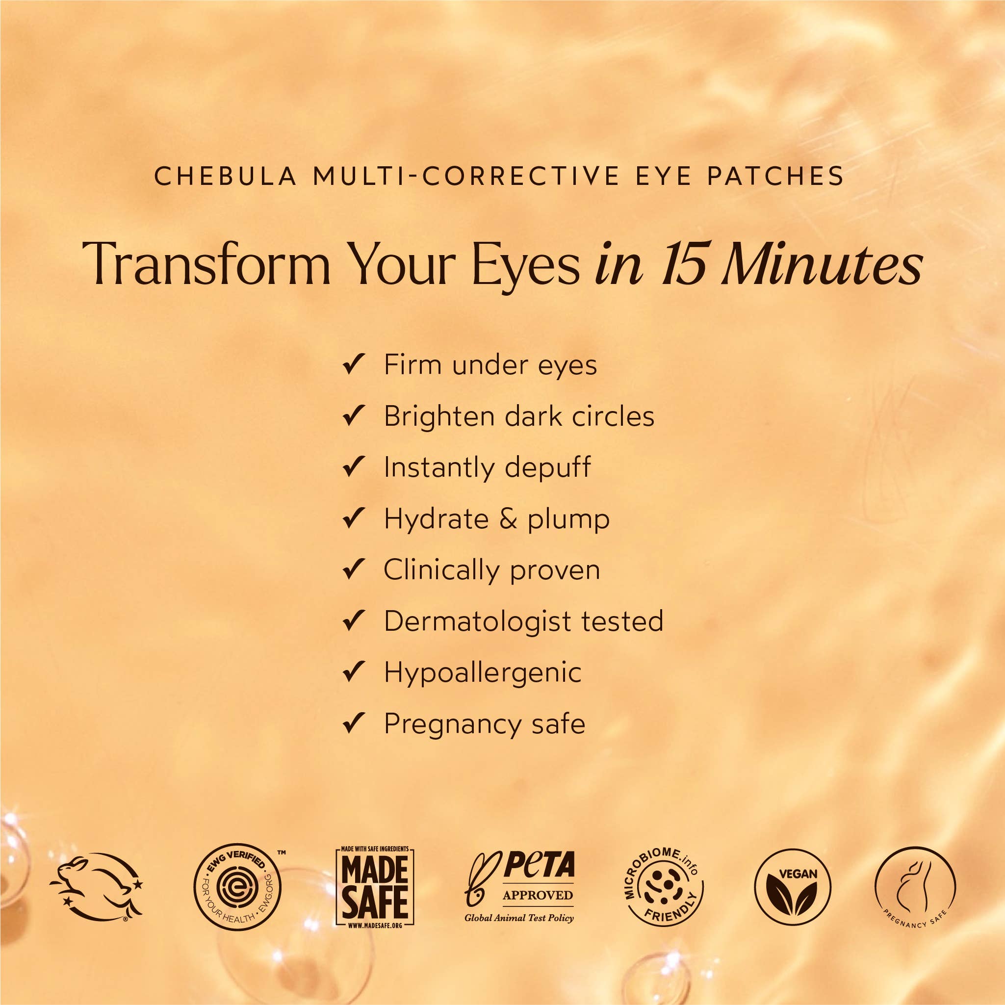 True Botanicals - Wholesale Eye Treatment Mask - Brightening Chebula Under Eye Patches3