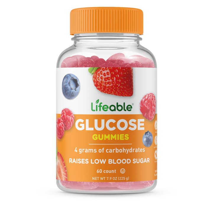 Lifeable - Wholesale Oral Supplement/Vitamin - Lifeable Glucose Gummies - Raise Low Blood Sugar, 60 Gummies