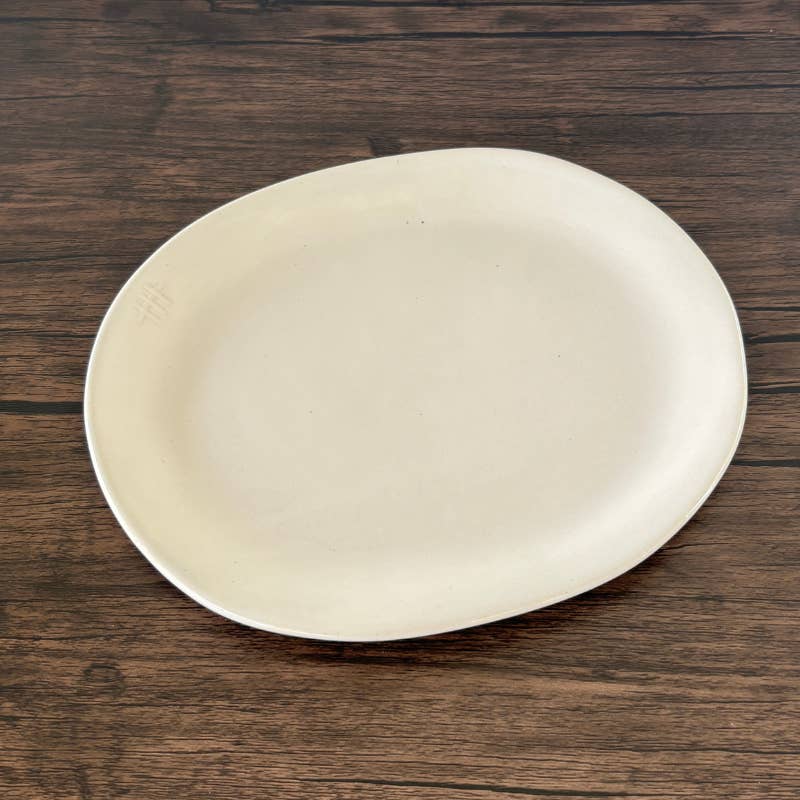 Oval Dinner Plate for wholesale by Ashley Anne Ceramics