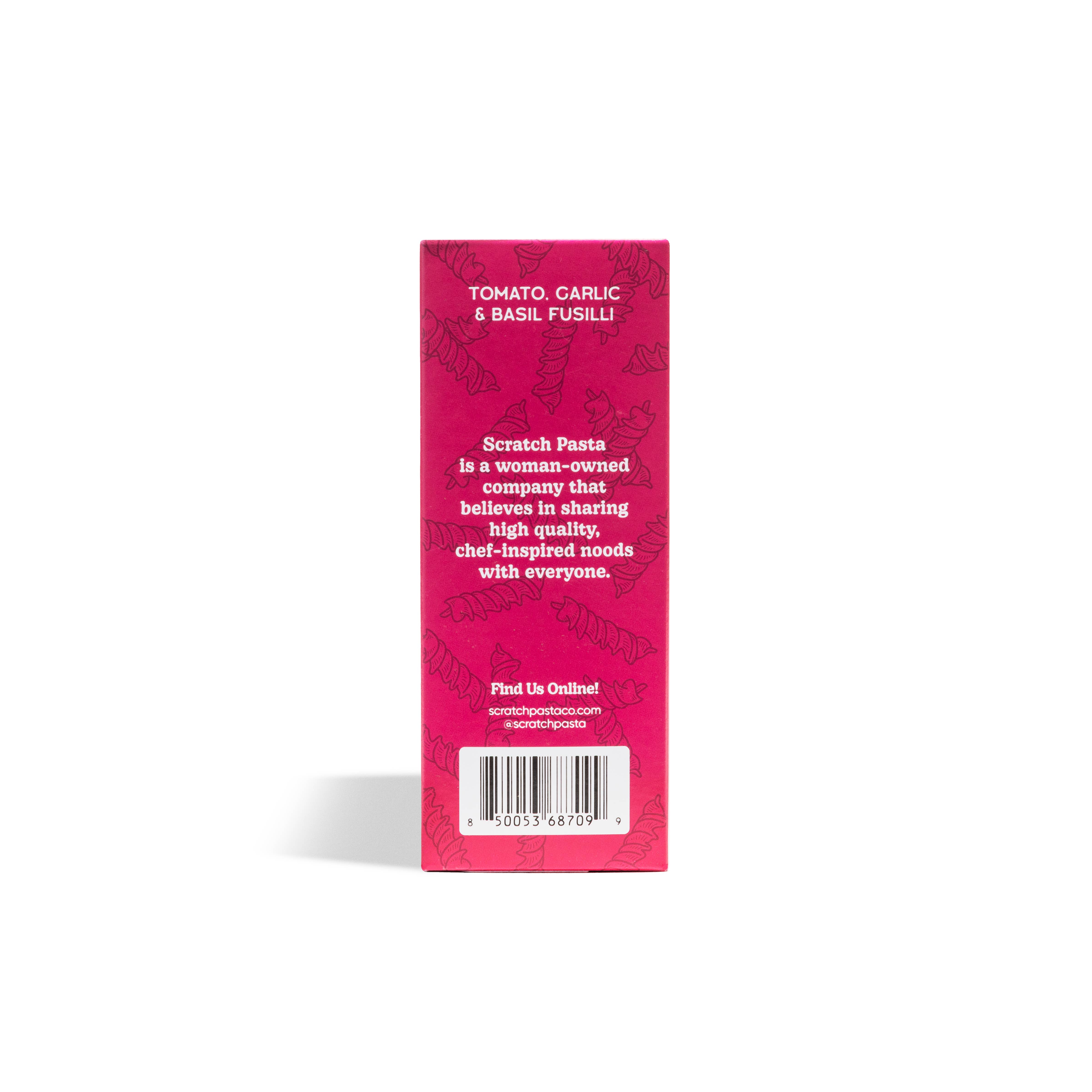 Scratch Pasta - Wholesale Pasta - Tomato, Basil, Garlic Fusilli3