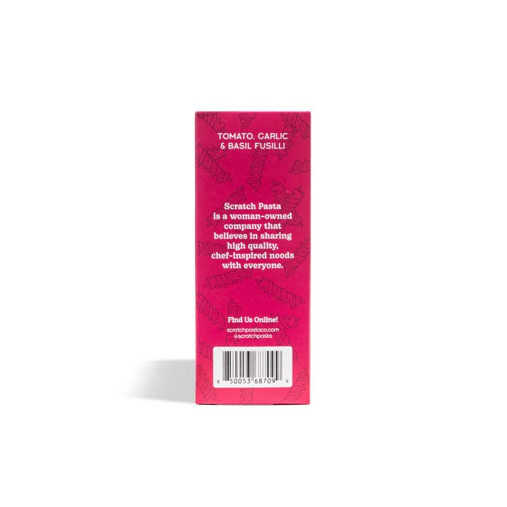 Scratch Pasta - Wholesale Pasta - Tomato, Basil, Garlic Fusilli3