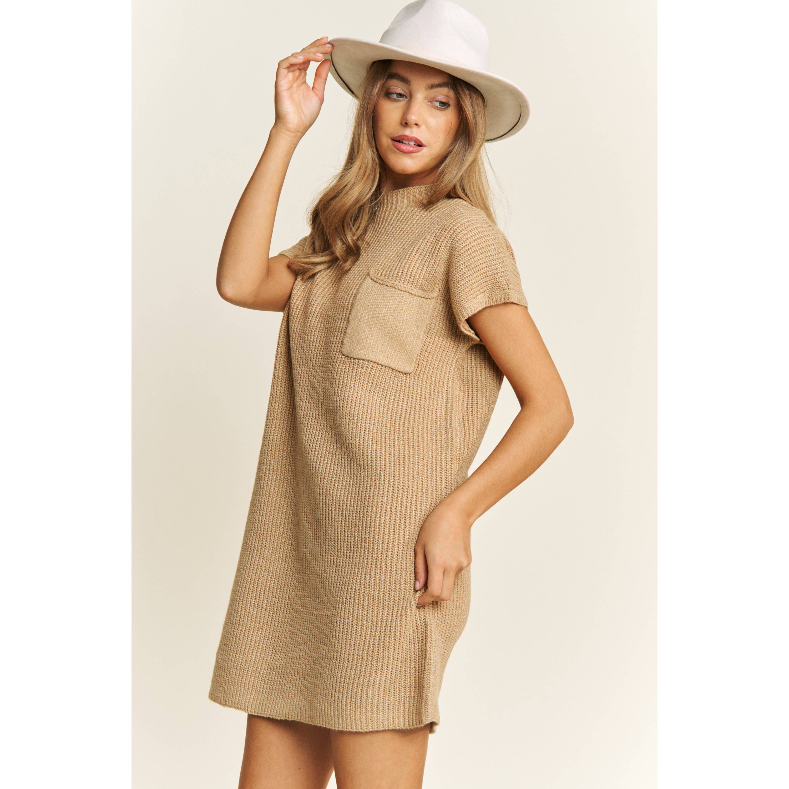 Sweet Generis - Venta al por mayor Vestido - Mujer - MINIVESTIDO CLÁSICO DE PUNTO TIPO SUÉTER CON HOMBROS DESCUBIERTOS45