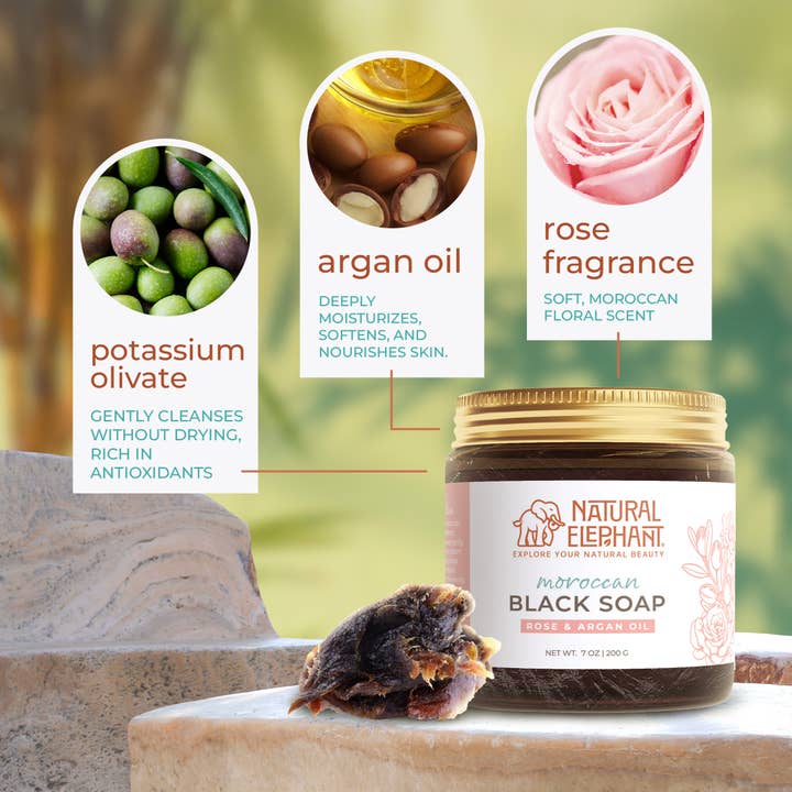 Natural Elephant - Wholesale Bar Soap - Moroccan Black Soap7