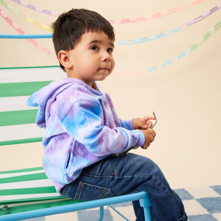 The Wildest Kids - Wholesale Hoodie - Kids - Ice-Dyed Toddler Hoodie