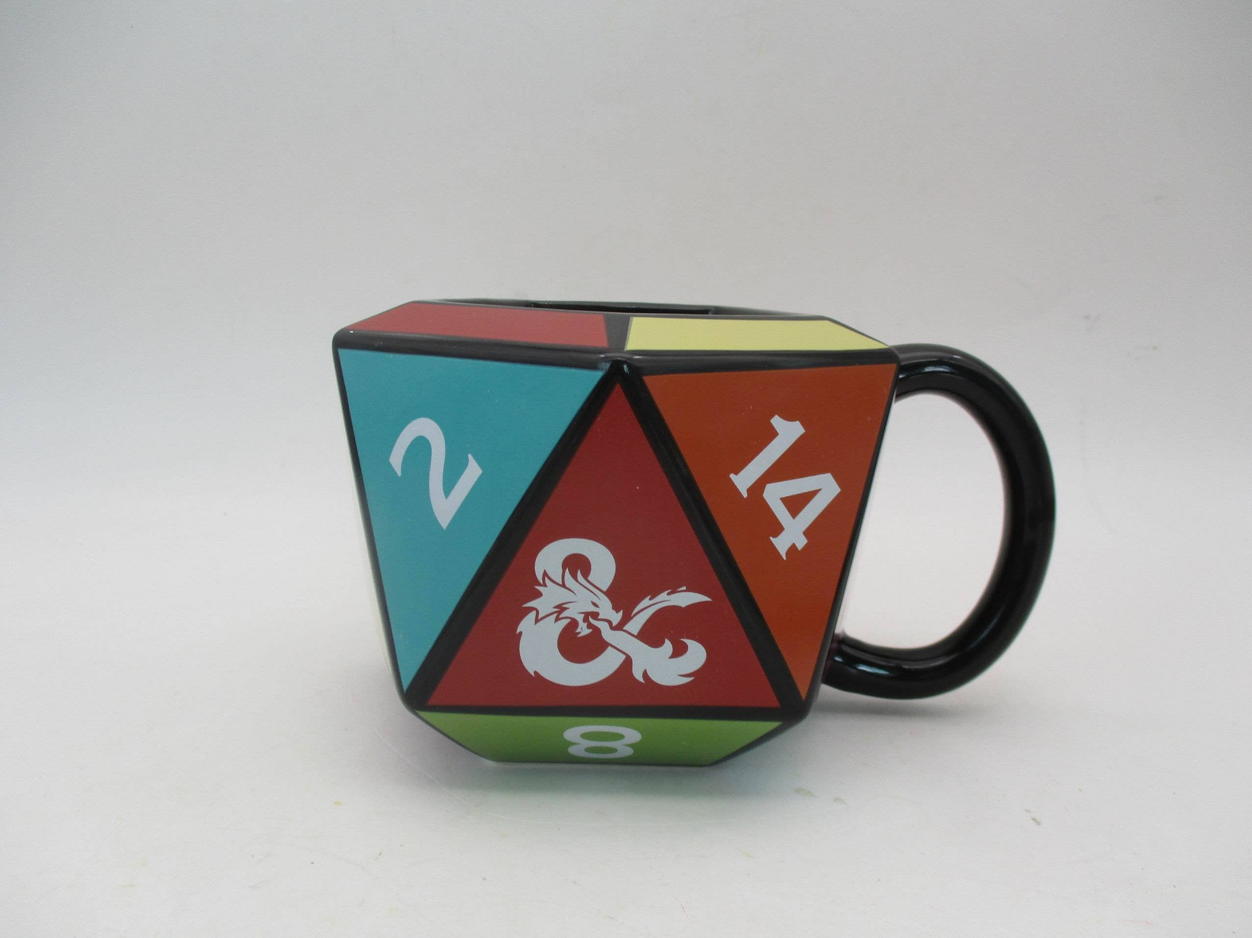 Silver Buffalo - Wholesale Coffee Mug - Dungeons & Dragons D20 Die Ceramic 3D Sculpted Mug1