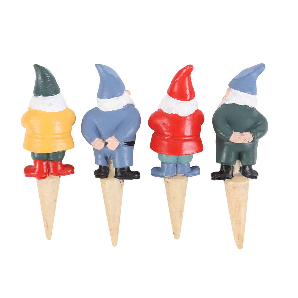 Something Different Wholesale – wholesale Garden gnome – Set of 4 Mini Gnome Plant Pot Pals4