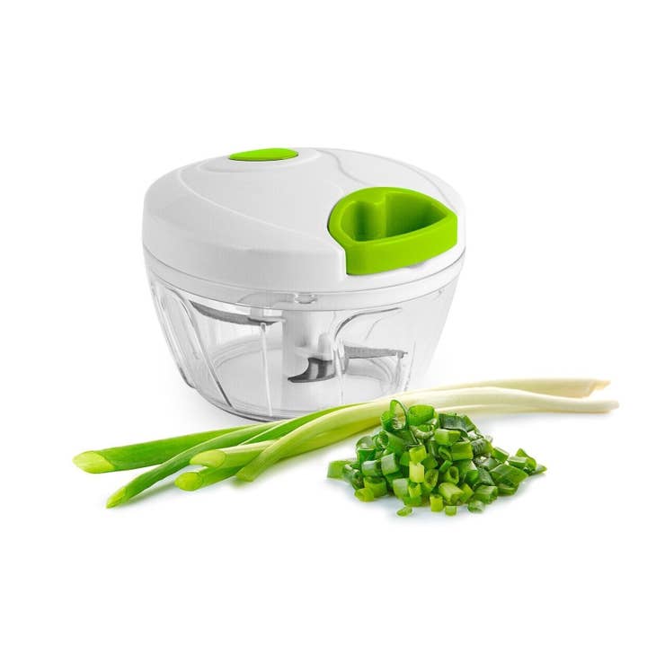 H&H - Wholesale Kitchen Tool/Gadget - Green Line Corded Vegetable Cutter with ABS and Stainless Steel Blades3
