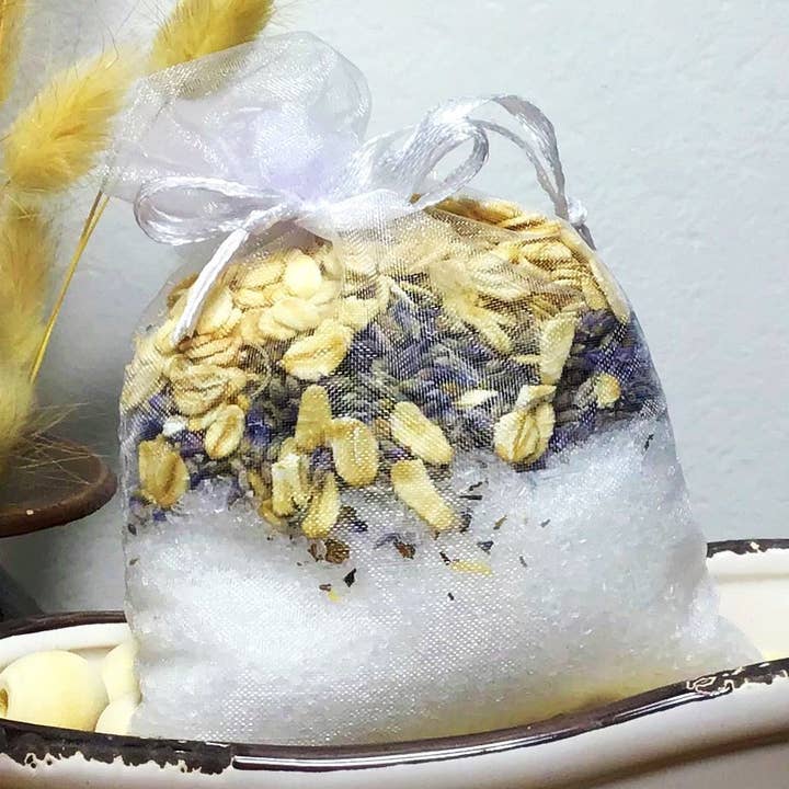 Lavender Bath Tea Bag for wholesale by Boho Wax Co