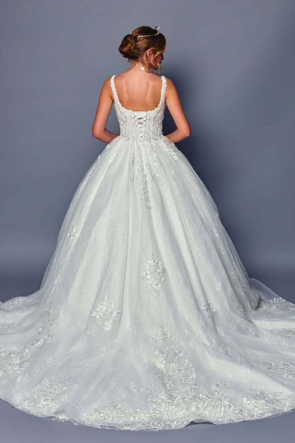 Babyfox Apparel - Vente Robe de soirée – femme - Robe de mariée sans manches à encolure cœur longueur chapelle1