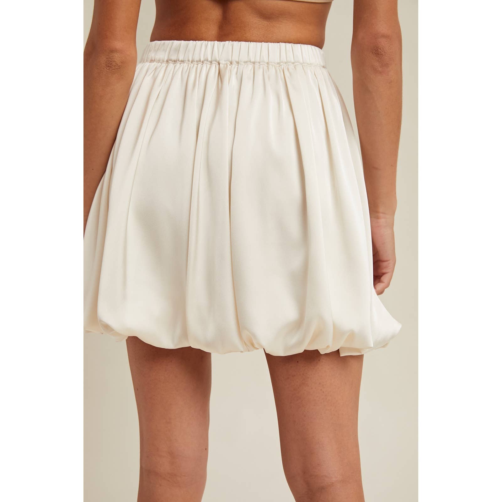 Wishlist Apparel - Wholesale Skirt - Women's - SATIN BUBBLE MINI SKIRT / WL25-112232