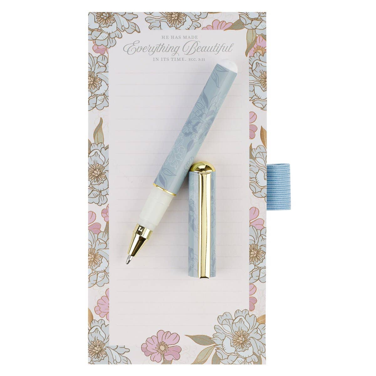 Christian Art Gifts - Wholesale Notepad - Magnetic Shopping List w/pen Everything Beautiful Ecc. 3:111