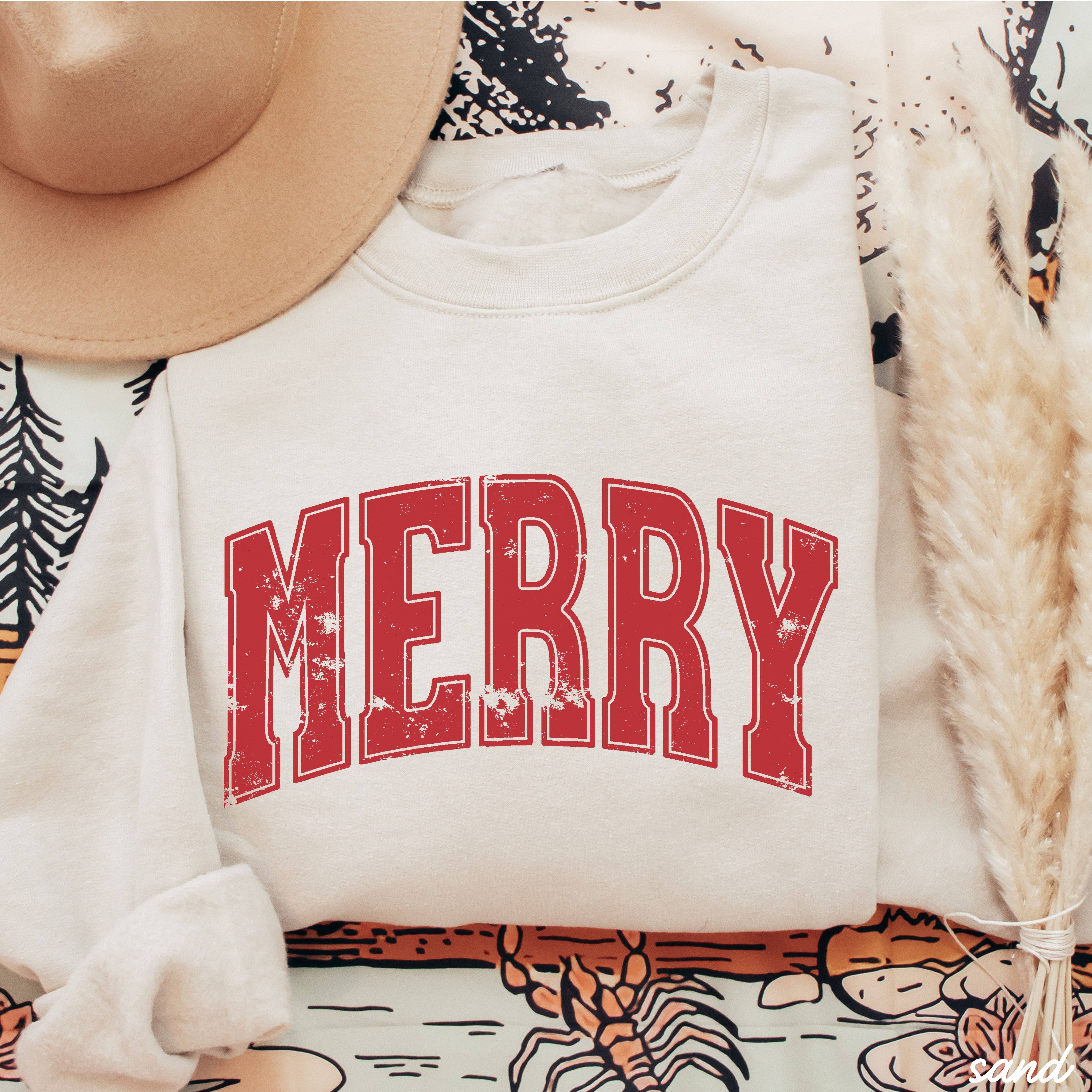 Chloe Vs Tank - Wholesale Graphic Sweatshirt - Women's - Merry University Sweatshirt *6 Colors (S-3X)5