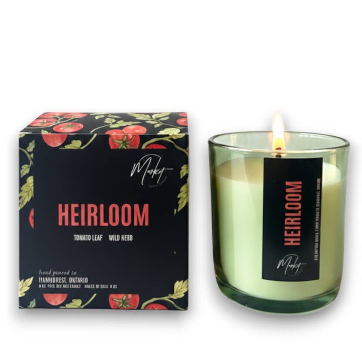 ERFSTUK SOJAWAS KAARS - LUXE VAT MET DOOS voor wholesale door Market Candle Company