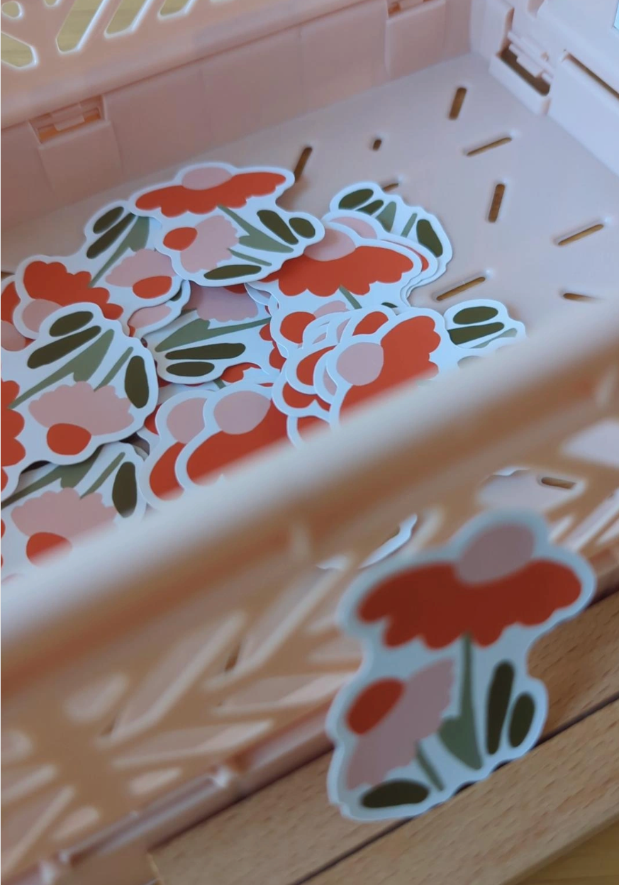 LE PAPIER GRAPHIQUE - Wholesale Sticker - Duo Fleuri (Flowery Duo) - Stickers2