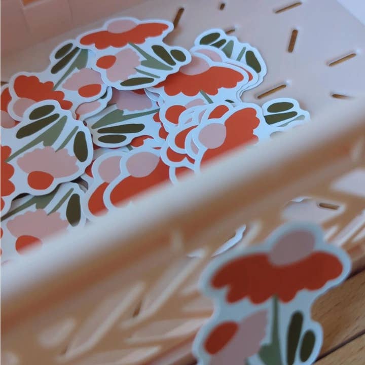 LE PAPIER GRAPHIQUE - Wholesale Sticker - Duo Fleuri (Flowery Duo) - Stickers2