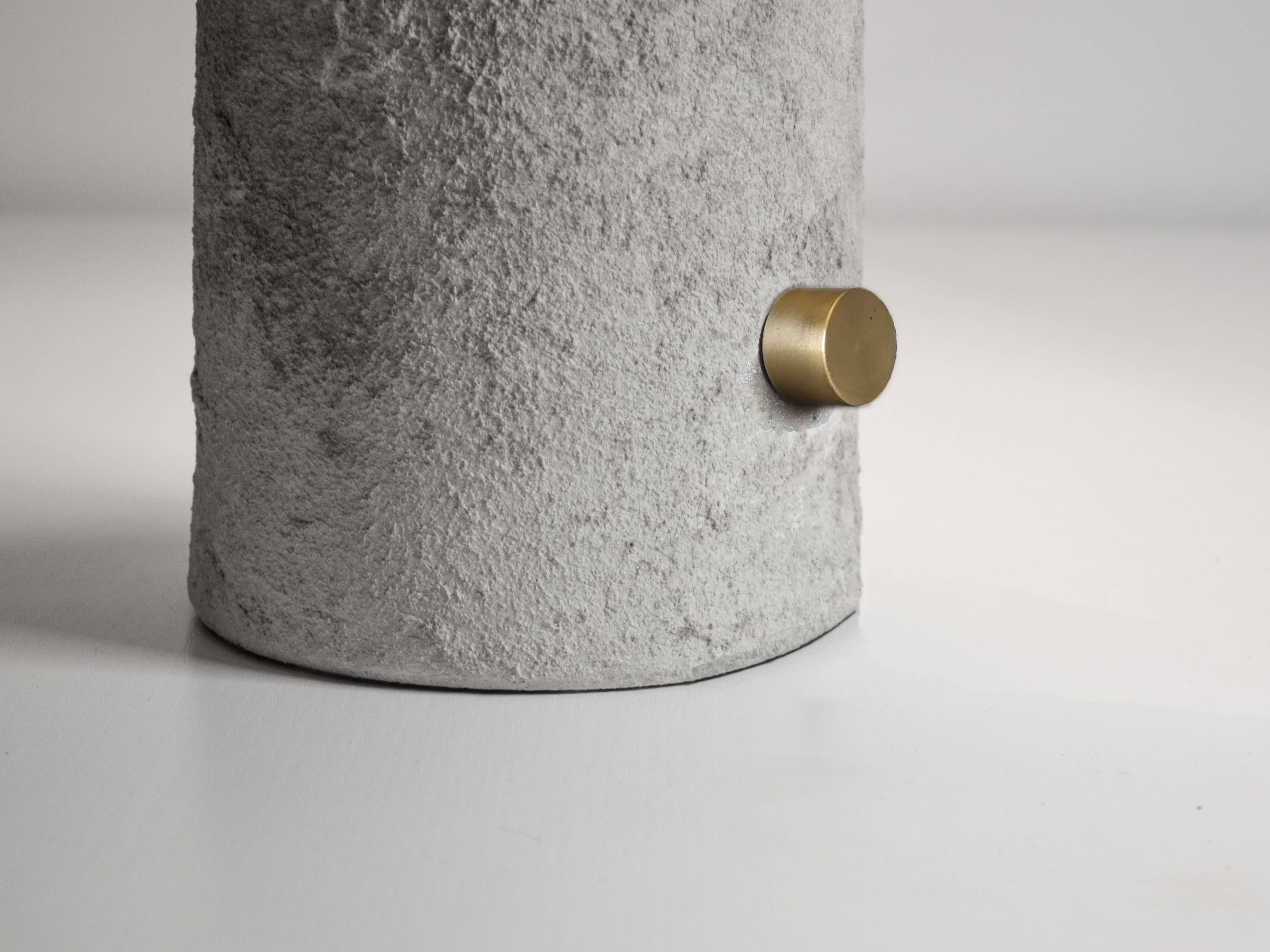 DEBARRO - Furniture | Lamps | Ceramics | Handmade - Wholesale Accent/Desk Lamp - Armona Concrete - Handmade Dimmable Lamp0