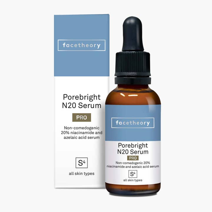 Porebright Serum N20 Pro for wholesale by facetheory vegan skincare