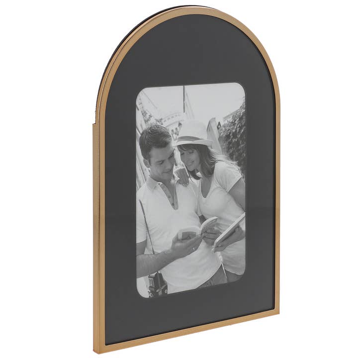 Joe Davies - Wholesale Picture Frame - Gold Curve Arch Frame 4x6
