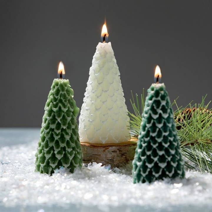 Lucerna Candles US - Wholesale Pillar Candle - Pine Christmas Tree Soy Wax Candle.2