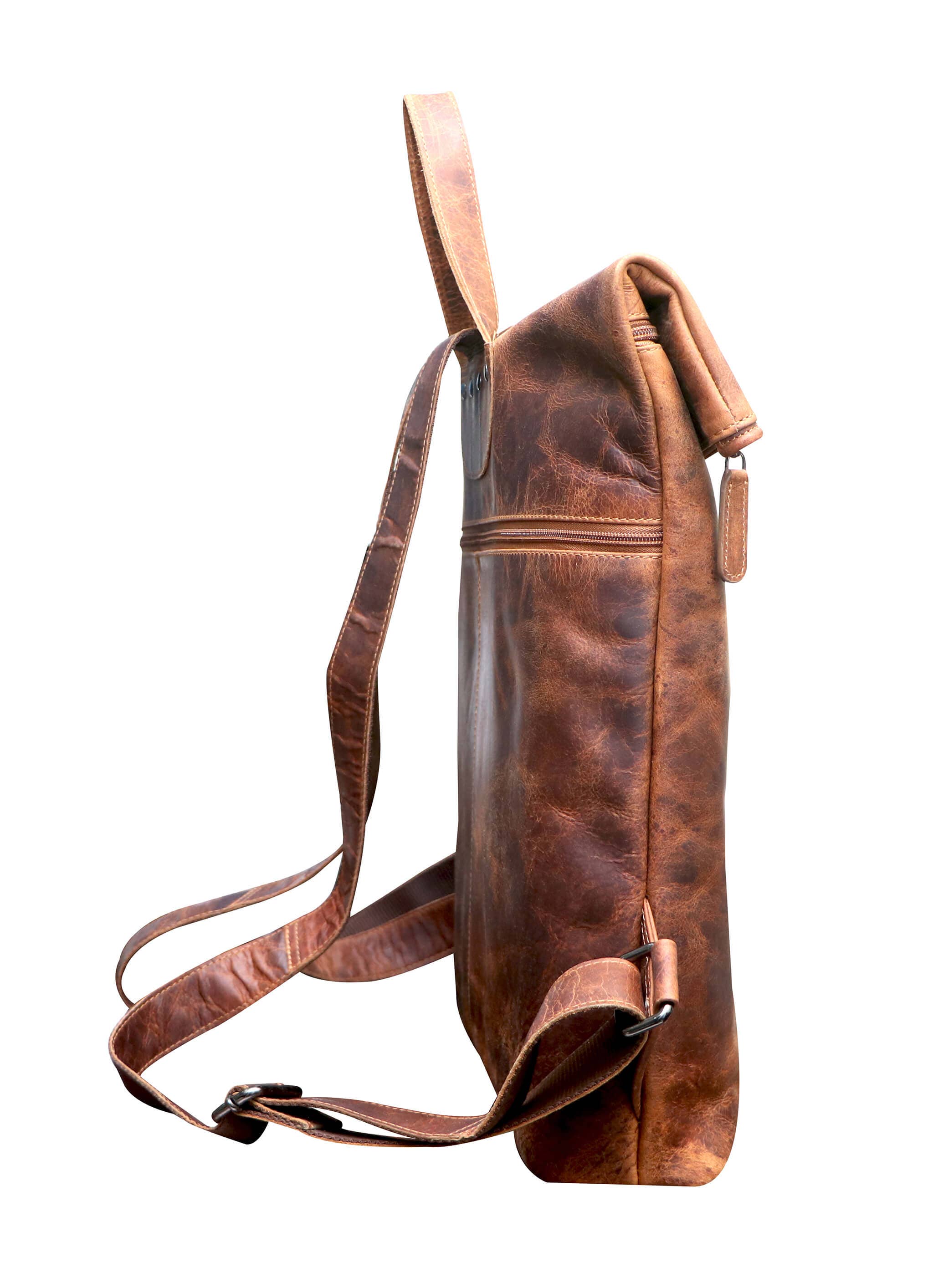 Greenwood - Wholesale Backpack - Unisex - Sandy leather backpack large women's laptop backpack 15.6" men12