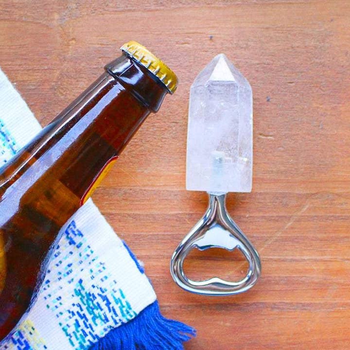 Rock Paradise - Wholesale Bottle/Wine Opener - Natural Stone Bottle Opener Citrine, Agate, Rose and Crystal4