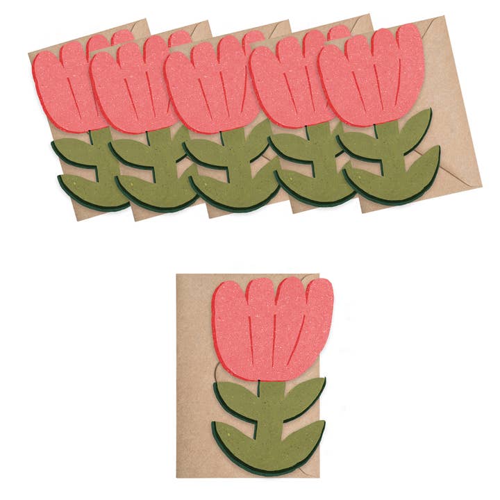 Isatopia - Wholesale Stationery/Notecard Set - Blooming Flower Mini Cards - box of 61