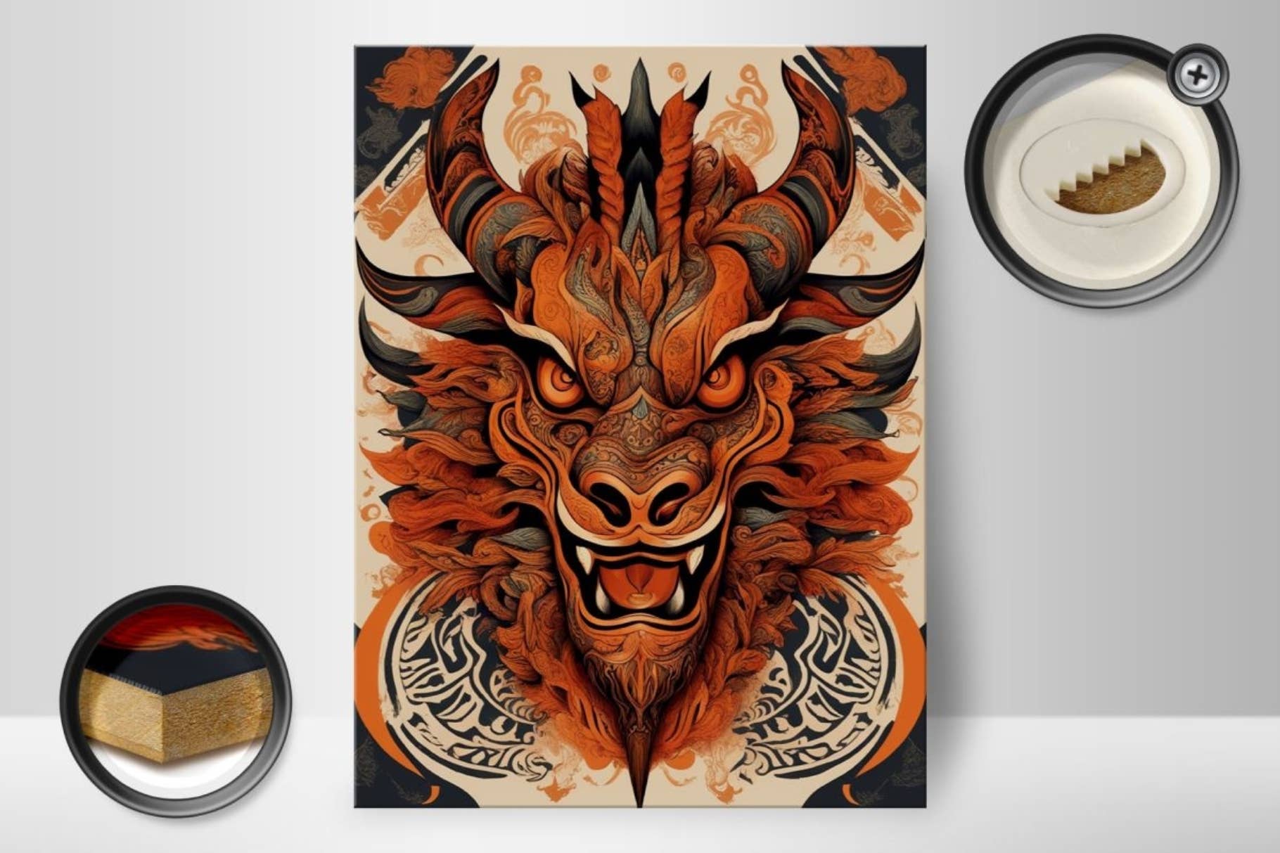 Femer - Wholesale Sign - Dragon Rune 20x30cm wooden sign1