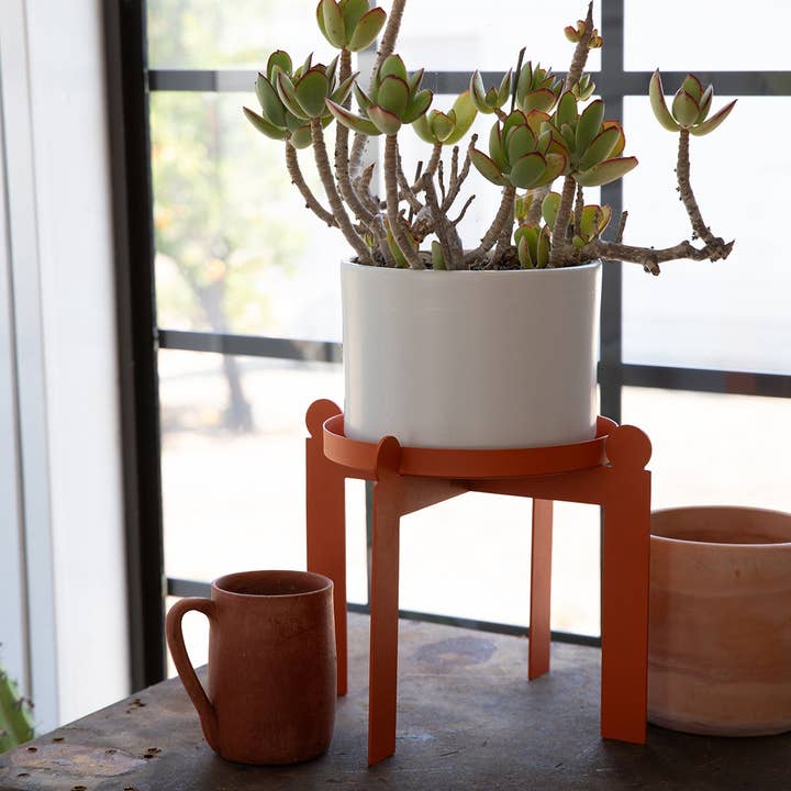 Upton - Wholesale Plant Pot Stand - PALLA - Burnt Orange | Plant Stand4