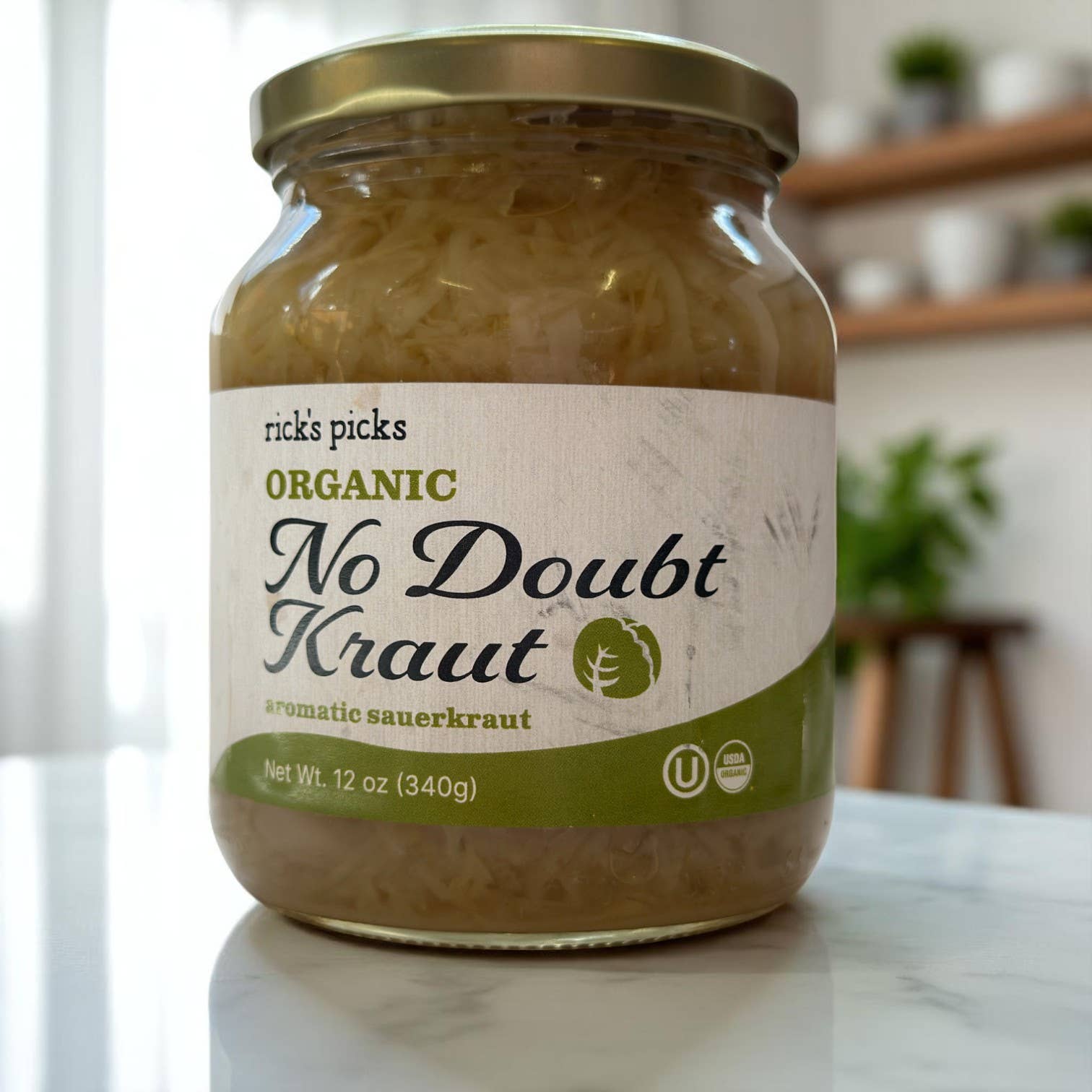 Rick's Picks – wholesale Inlagda grönsaker – Ekologisk No Doubt Kraut - Låda med 6 burkar3