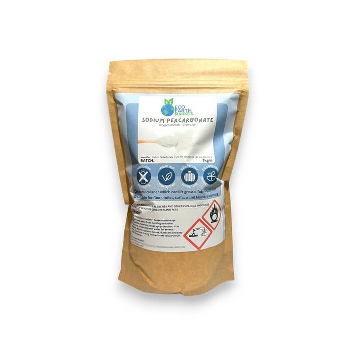 Eco Earth Market - Wholesale Multi-Surface Cleaner - Sodium Percarbonate 1kg - Oxygen Bleach1