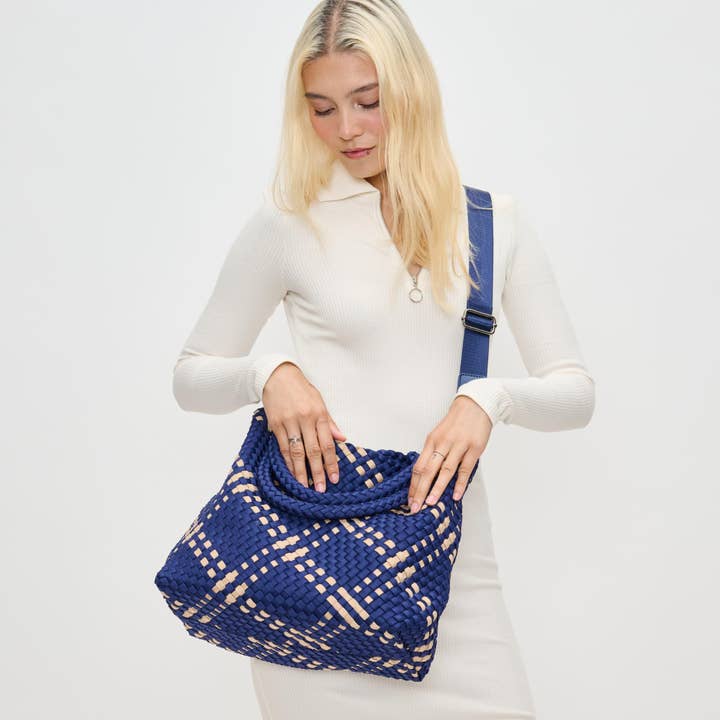 Sol and Selene - Vendita all'ingrosso Borsa tote - Donna - Borsa Media in Neoprene Intrecciato "Sky's The Limit"148
