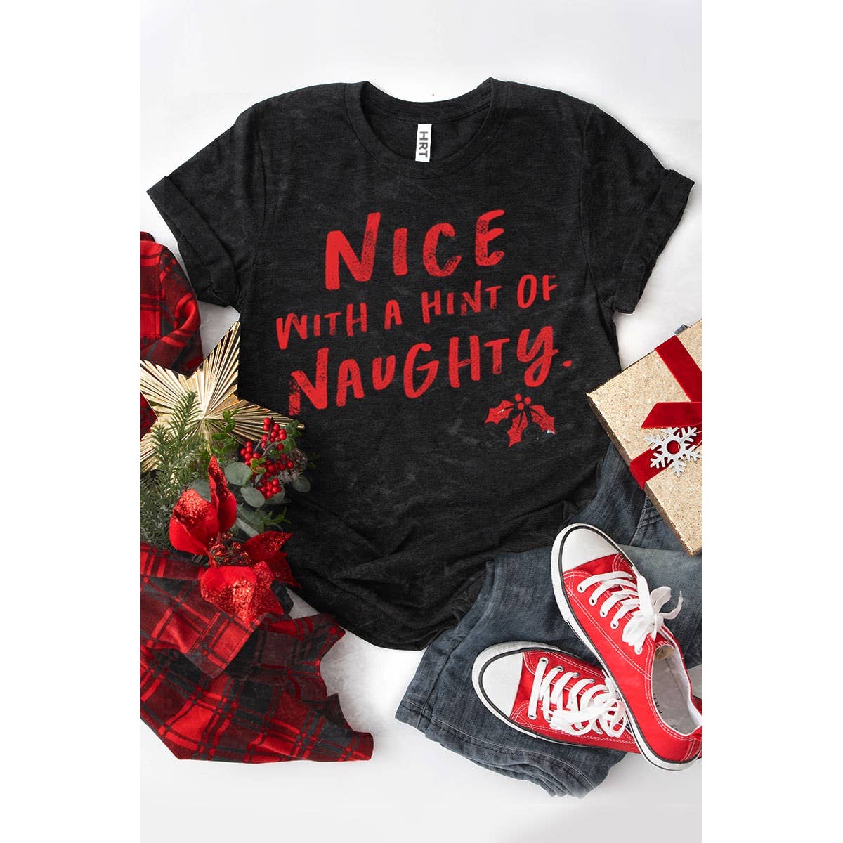HRTandLUV - Wholesale T-Shirt (Graphic) - Women's - NICE WITH A HINT OF NAUGHTY MINERAL GRAPHIC TEE2