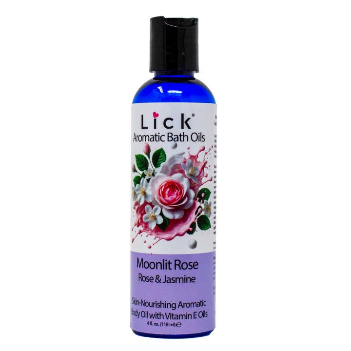 Moonlit Rose - Rose and Jasmine Aromatic Bath Oil for wholesale by Lick