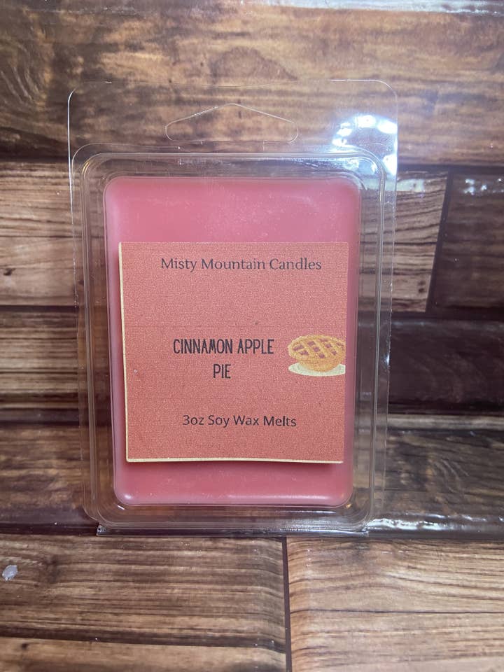 Cinnamon Apple Pie Wax Melt for wholesale by Misty Mountain Candles