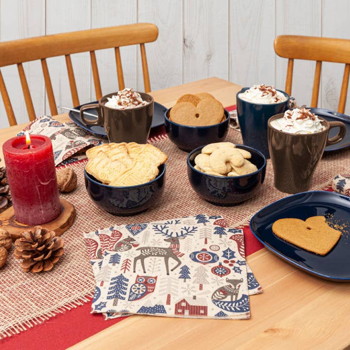 Home Fashion - Carl Dietrich GmbH - Wholesale Disposable Napkin - Scandi Pattern lunch napkins2