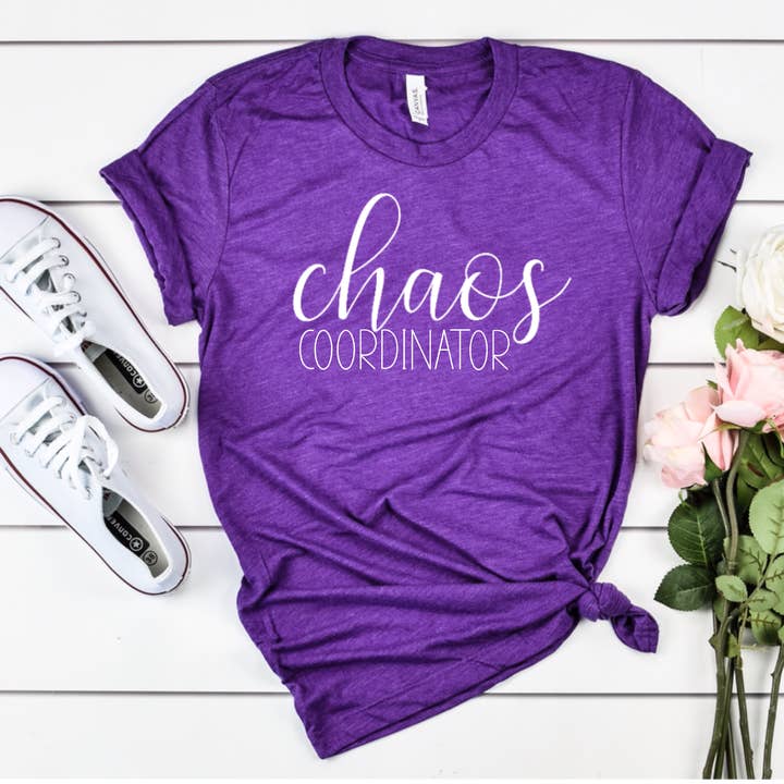 Nanny Years - Wholesale Screen Printed T-Shirt - Women's - Chaos Coordinator Shirt