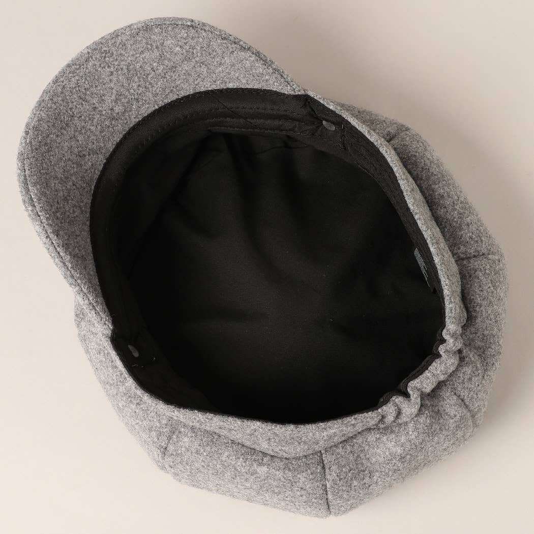 Fashion City - Vendita all'ingrosso Berretto - Donna - Cappello Cabbie casual a tinta unita14