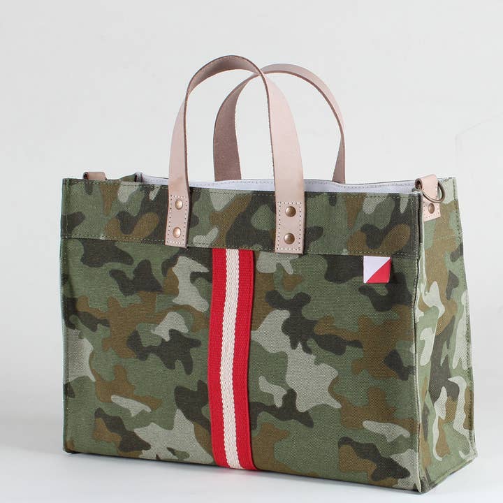 ShoreBags - Wholesale Tote Bag - Women's - Mini Canvas Box Tote (Camo Venture)3