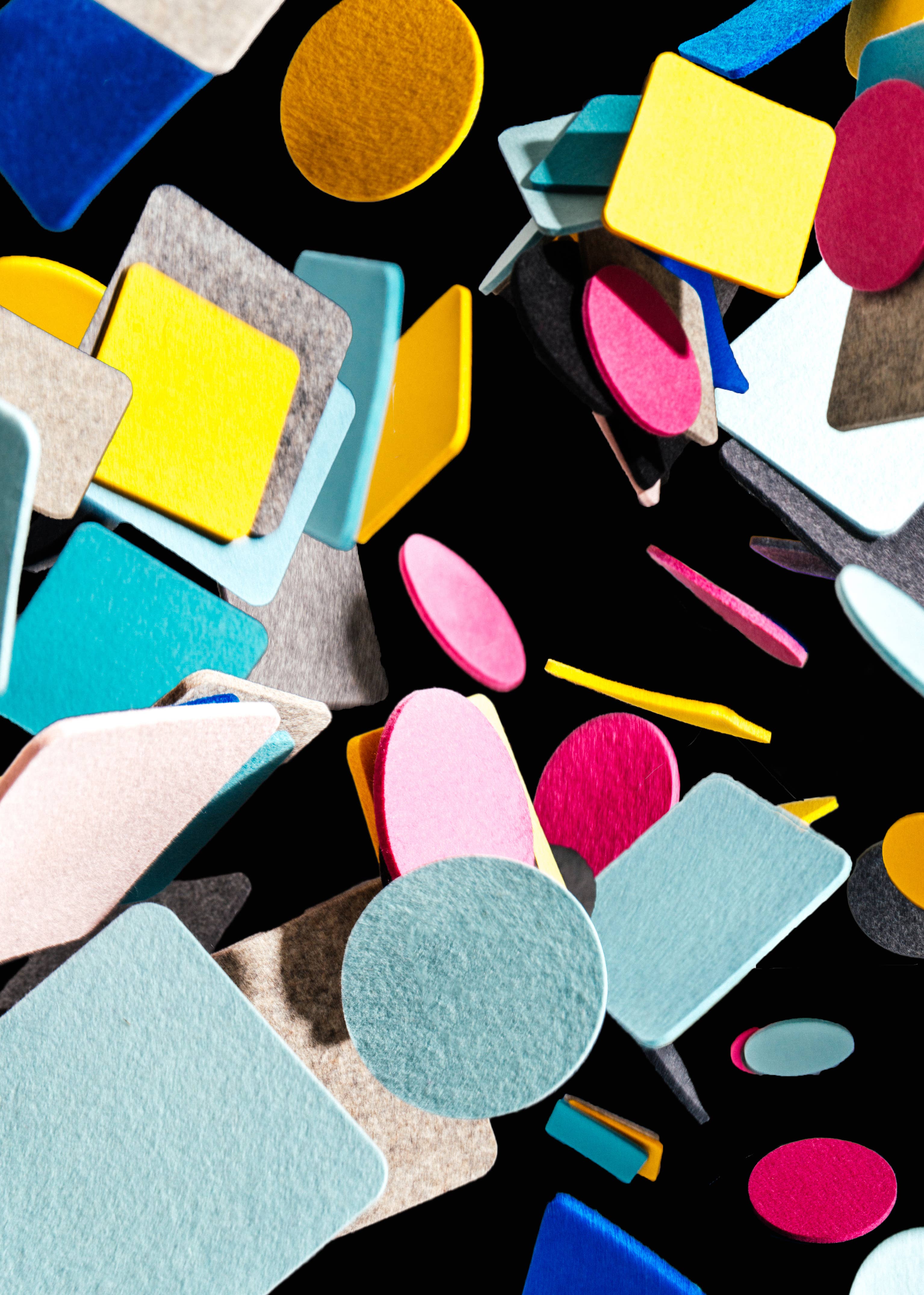 Parkhaus Felt - Wholesale Onderzetters - Ronde Onderzetter in 036 Mosterd, 10cm5